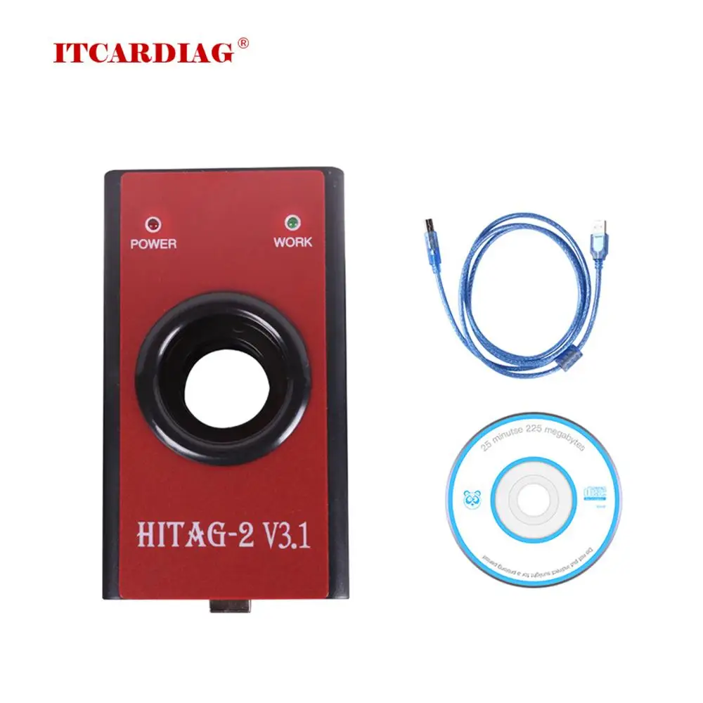 Car Key Programmer HiTag2 V3.1 Transponders Programmer with Function of Key Maker Read VIN Immo Number Login Code