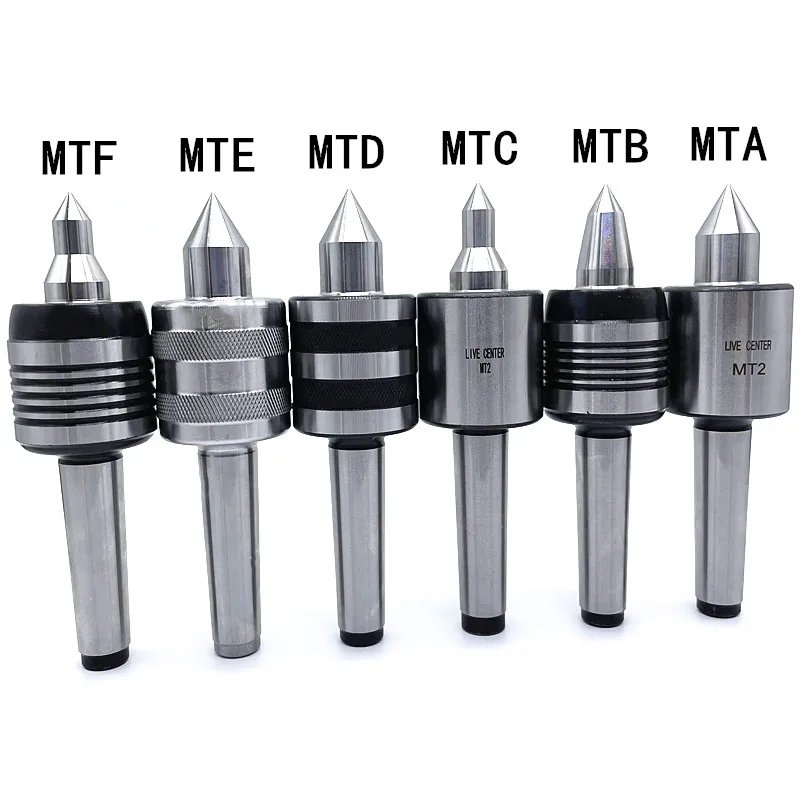 Centro Morse de rotación de torno CNC, centro de torneado Morse, MT1, MT2, MT3, MT4