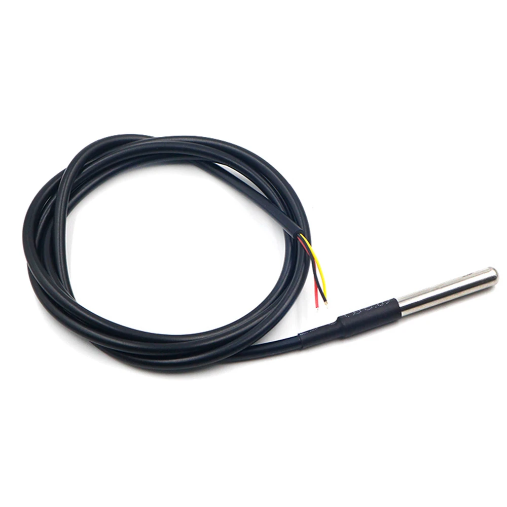 Waterproof DS18b20 Digital Temperature Sensor 18B20 Water Temperature Probe 1m 2m 3m 5m Probe Detection Temperature Cable