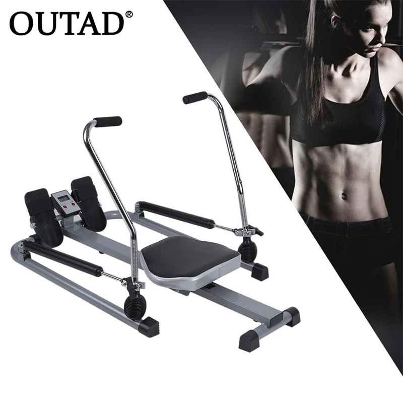 indoor Hydraulic rowing machine fitness 360 Degree Multifunctional glider rowing machine Fitness Equipments Body Building hot