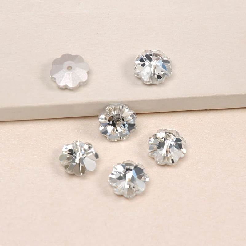 YANRUO 3700 All Sizes Crystal Clear Margarita Glittering Stones Flatback Strass Glass Rhinestones For Sewing Accessories