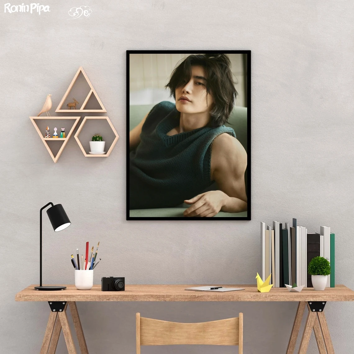 Lee Jong Suk TV Poster Art Print Canvas Painting Wall Pictures Living Room Home Decor (No Frame)