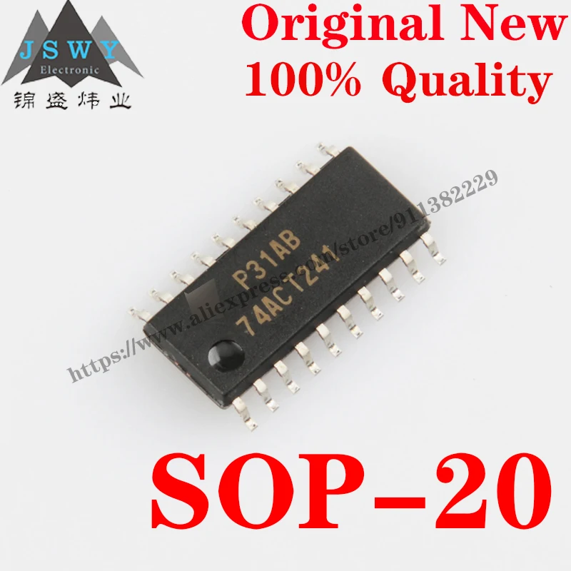 10~50 PCS 74ACT241SJX SOP-20 Semiconductor Logic IC Buffer and Line Driver IC Chip with for module arduino Free Shipping 74ACT2