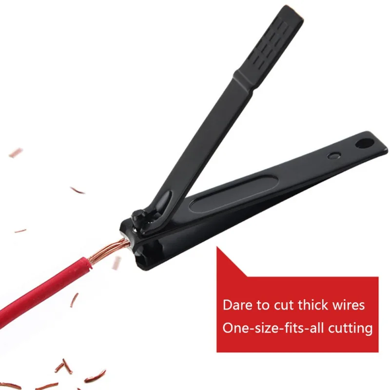 Coupe-ongles professionnel en acier inoxydable avec sac en cuir, 4 pièces/ensemble, haute qualité