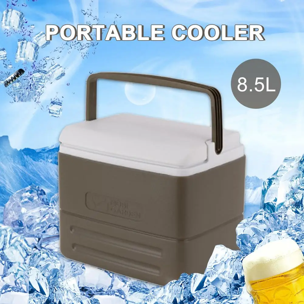 8.5LPortable Thermal Cooler Box Picnic Food Beverage Drink Fresh Keeping Organizer Insulated Lunch Box Car Food Cool Storage Bag