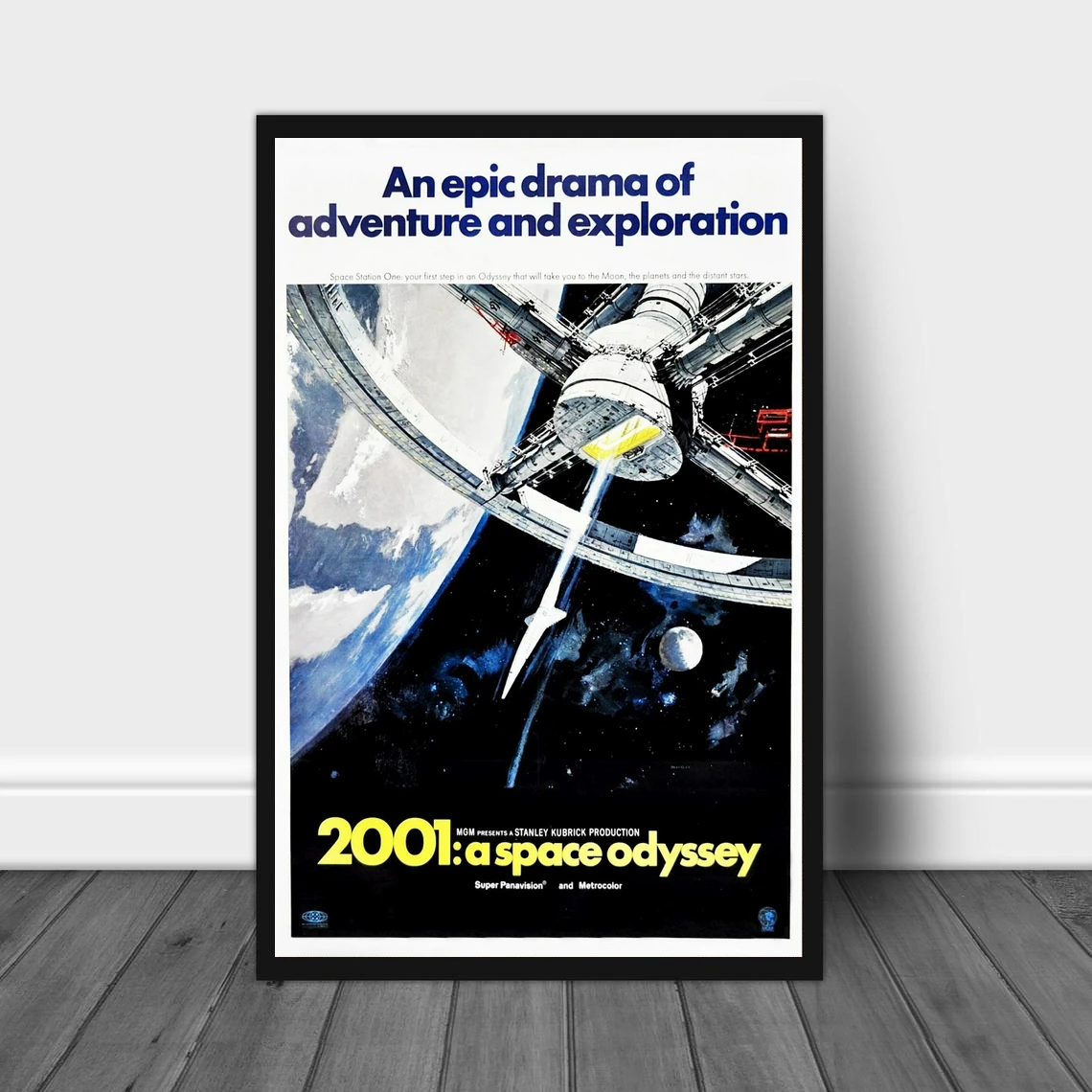 2001 A Space Odyssey Movie Poster Home Wall Painting Decoration (No Frame)