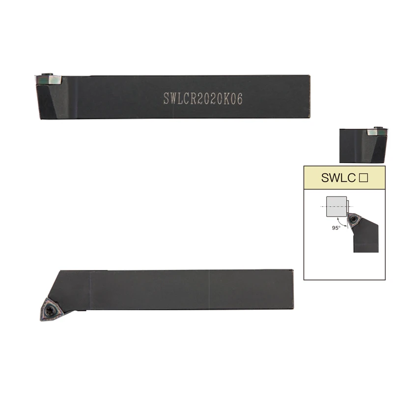 Barra coltelli CNC Cerchio esterno da 95 gradi SWLCR0808/1010/1212H04/1616H04/2020K04