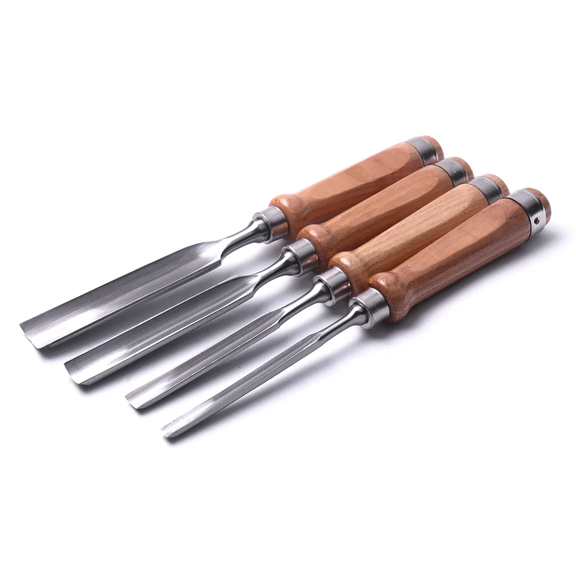 1/4pcs Half-round Wood Chisel Chrome Vanadium Steel Carpenter Wood Carving Chisel Gouge DIY Woodworking Chisel 8mm 12mm 18mm 25m