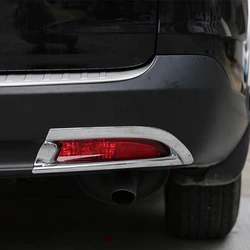 2013 2014 car Back Rear Fog Light Lamp Frame Sticker Chrome Auto Exterior Accessories Trimcover- ABS CRV CR-V for Honda