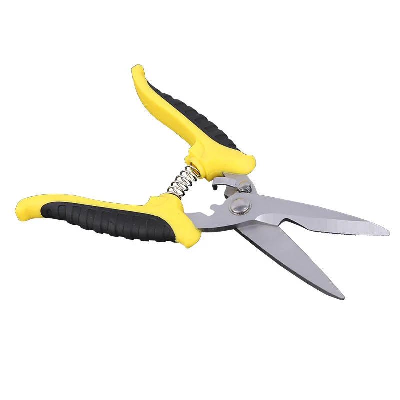 7-inch Gardening Secateurs Hand Pruner Multi-purpose Scissors Electrical Wire Cutter