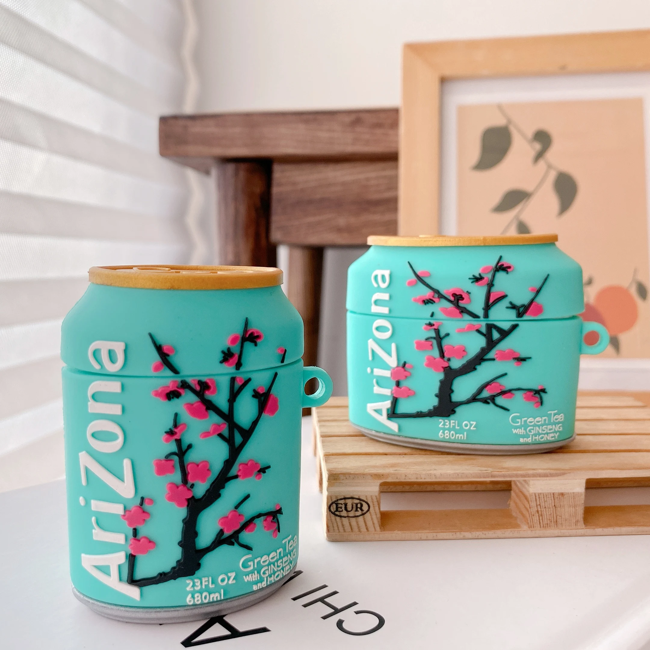 Arizona Sakura Iced Tea Drink Silicone Earphone Cover for Airpods