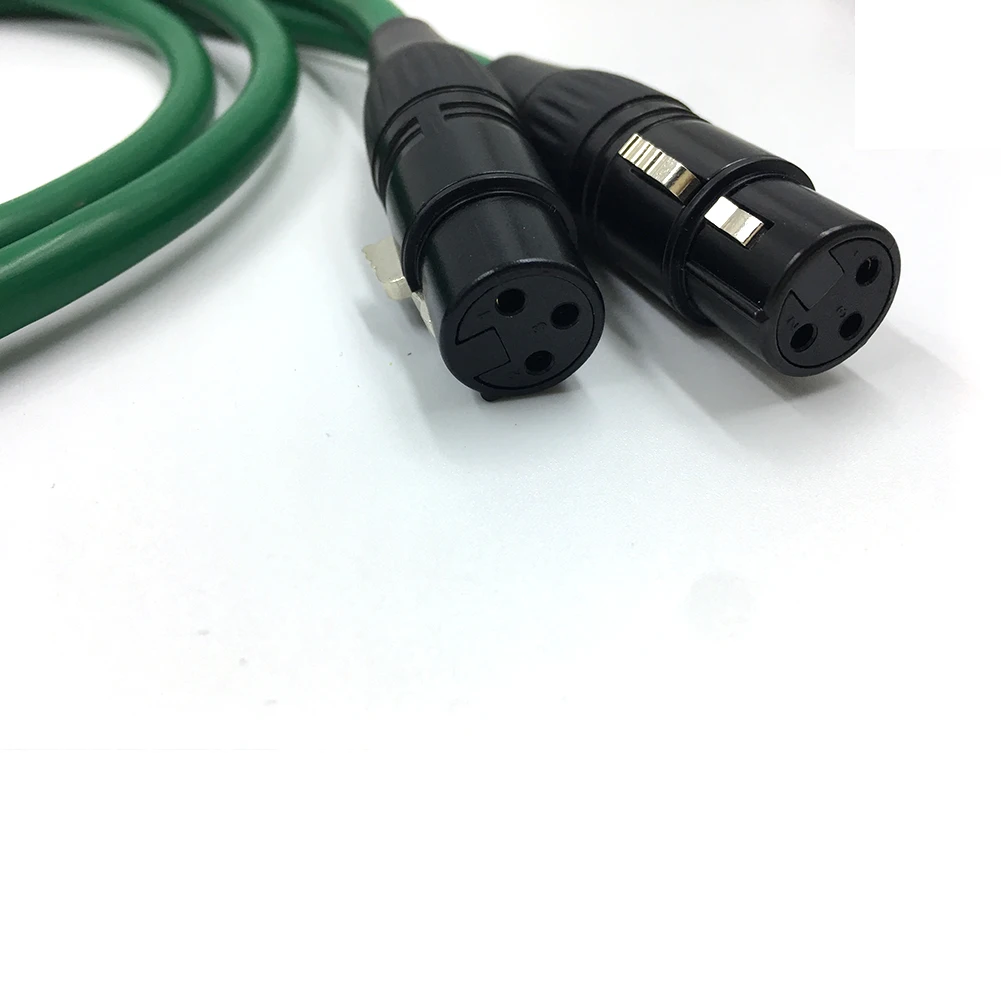 1 คู่ HiFi 2328 RCA to XLR Balanced ปลั๊ก Audio Cross เครื่องขยายเสียง CD DVD player RCA interconnect