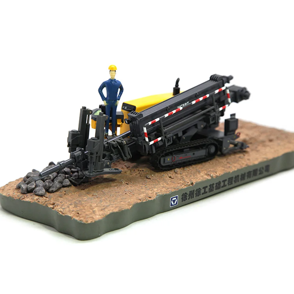 1/35 Scale Model Zinc Alloy Diecast XCMG XZ 320 Horizontal Directional Driller Model Business Gift Collection Toys Exhibition