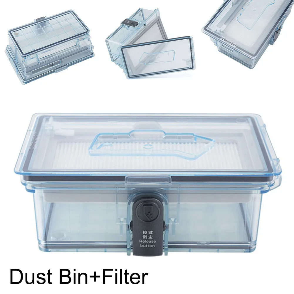 Vacuum Cleaner Dust Box With Filters For Samsung Powerbot-E VR05R5050WK Robot Vacuum Cleaner Dust Bin Bags