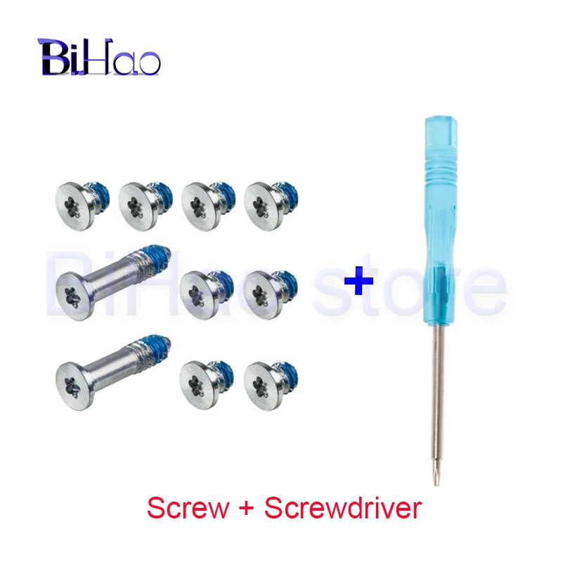 New For A1369 A1370 A1465 A1466 Bottom Case Cover Screw Lock Set+Screwdrive for Macbook Air 11