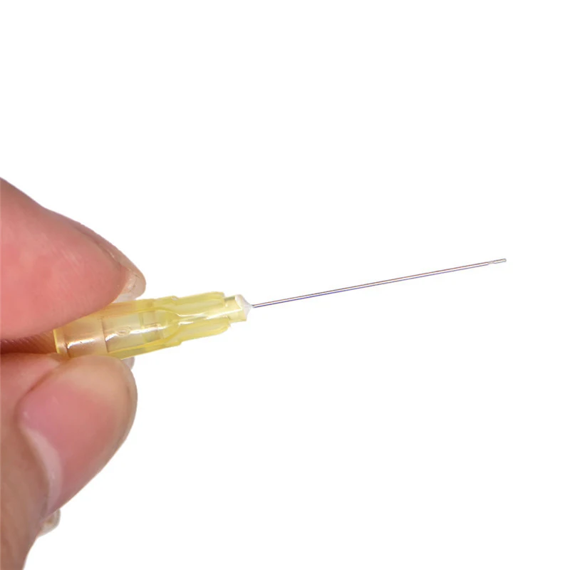 نصائح إبرة غسل قناة الجذر للأسنان 30GA 100 قطعة فتحة جانبية مغلقة لري حقنة إندو ومجموعة أدوات العناية بالفم #4