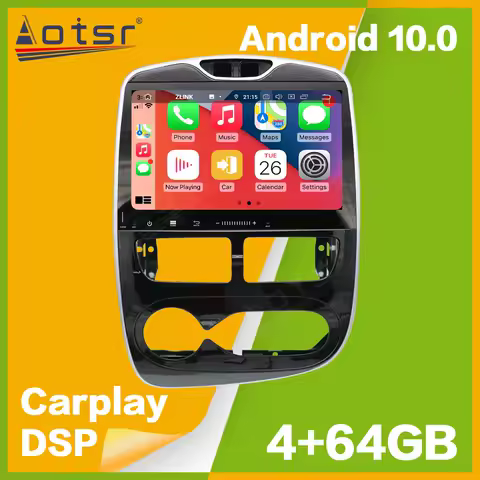 Android 10 PX5/PX6 Car Player GPS Navigation for Renault Clio 2013-2018 Auto Radio Stereo Multimedia Player WIFI BT DSP