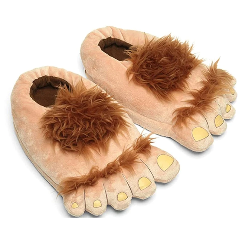 YowieShoes Men Close Toe Flat Slippers Lovely Plush Slippers for