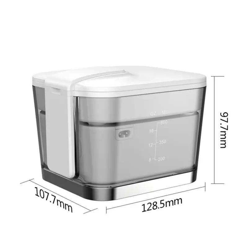 Nước Mới Flosser Sạc Răng Miệng Irrigator 2 Máy Bay Phản Lực Đầu 600Ml Nha Khoa Nước Flosser Với 10 Độ Cho Răng vệ Sinh, làm Quà Tặng