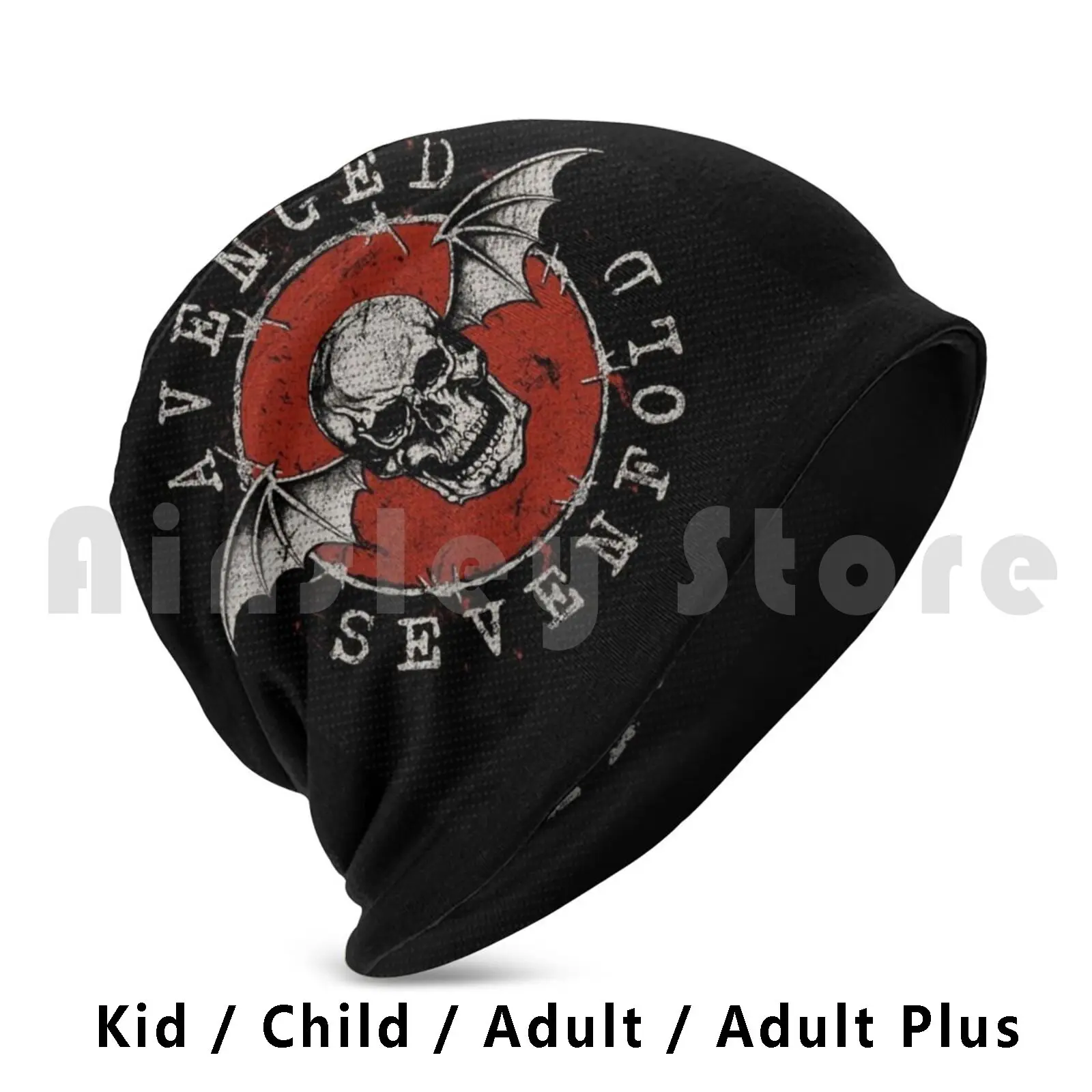 Untitled Beanie Hedging Cap DIY Print Cushion Rock Avenged Metal Sevenfold A7x Shadows Synyster Gates Zacky Vengeance Rev