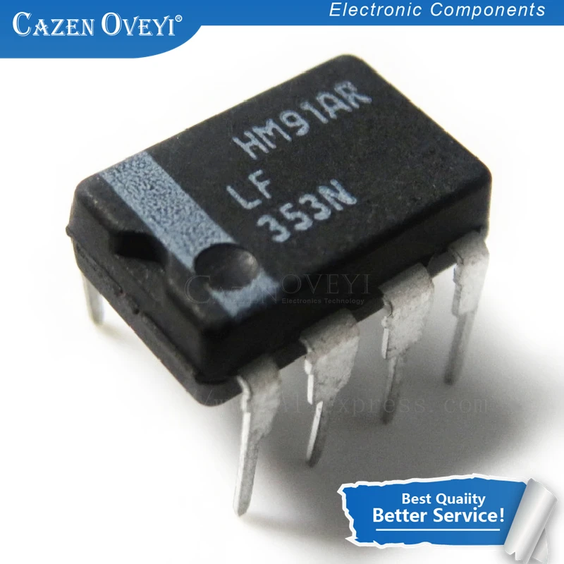 10pcs/lot LF353N LF353P LF353 DIP-8 In Stock