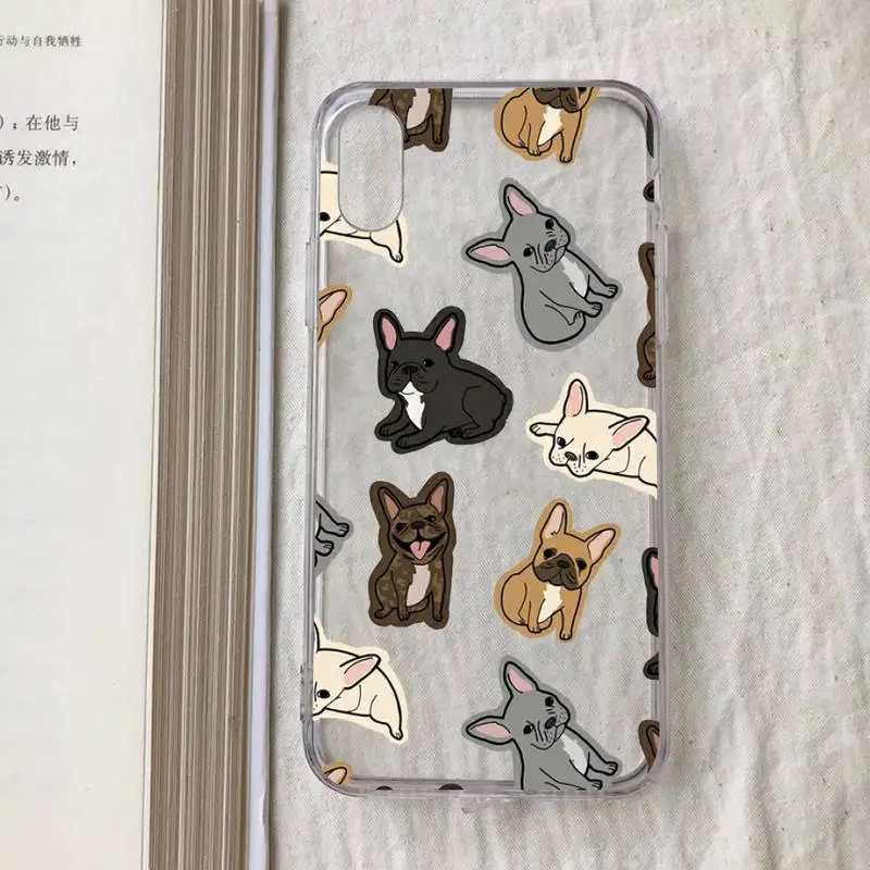 cute pug dog Phone Case for iPhone 11 12 13 mini pro XS MAX 8 7 6 6S Plus X 5S SE 2020 XR case