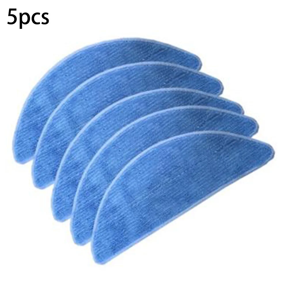 5pcs Mop Cloth Rags For IKOHS S15 Robot Vacuum Cleaner Parts Accessory Sweeper Cleaning Pads Replacement Mopping Cloths