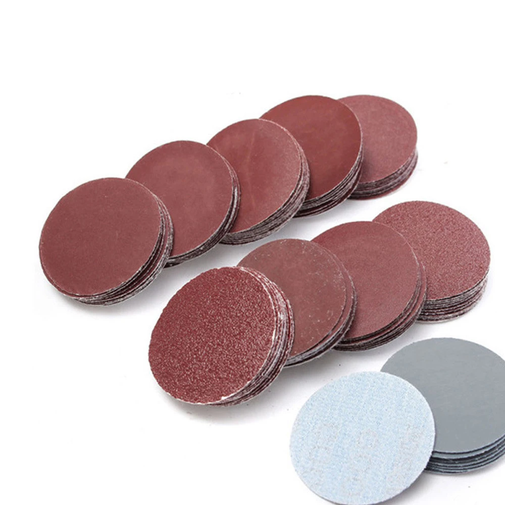 Papel de lixa redondo 50mm, papel de lixa com formato redondo e 2 polegadas
