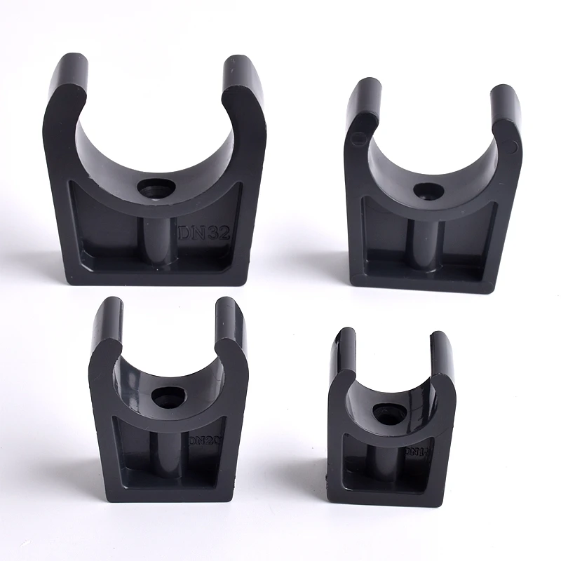 Inner Dia 20~63mm UPVC Pipe Clamps Water Pipe Support UPVC Pipe Connector Clamp Garden Irrigation Tube Bracket Pipe Fittings