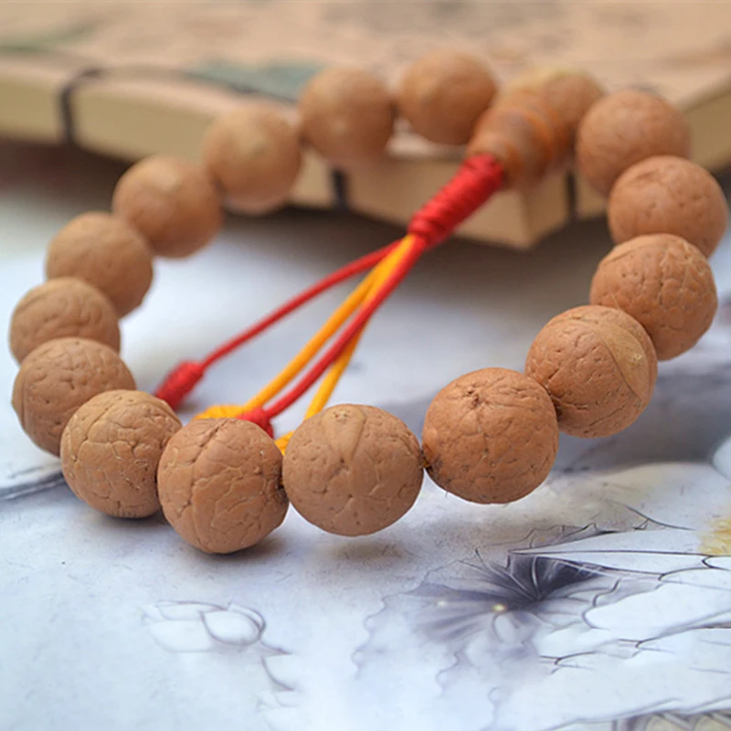 Nepal Phoenix Eye Bodhi Natural Bodhi Bracelets Buddha Beads Hand String Men Women Prayer Japa mala high density Wood Jewelry