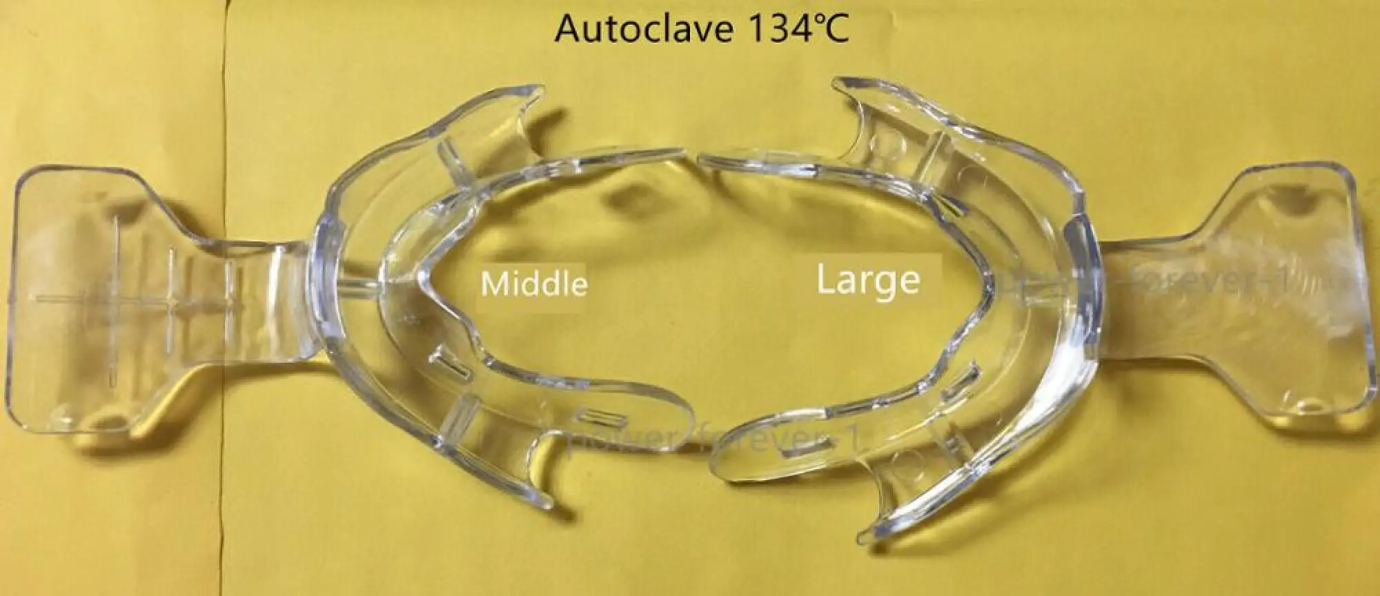 LX3 MX3 Dental Frame Cut Back łyżki wyciskowe proteza żuchwy edentous FCB wyczyść Ivolcar Style 6 sztuk