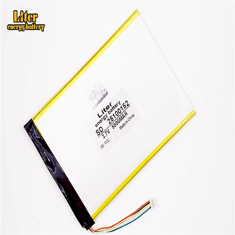 5 thread factory direct products tablet battery 25100152 3.7V 5000mah 10 -inch Tablet PC built-in battery