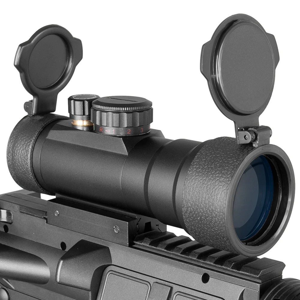 Mira telescópica táctica de 1x40 MM, punto rojo y verde, colimador óptico, para caza, con cola de Milano de 11/20MM, para Rifle, pistola de aire al