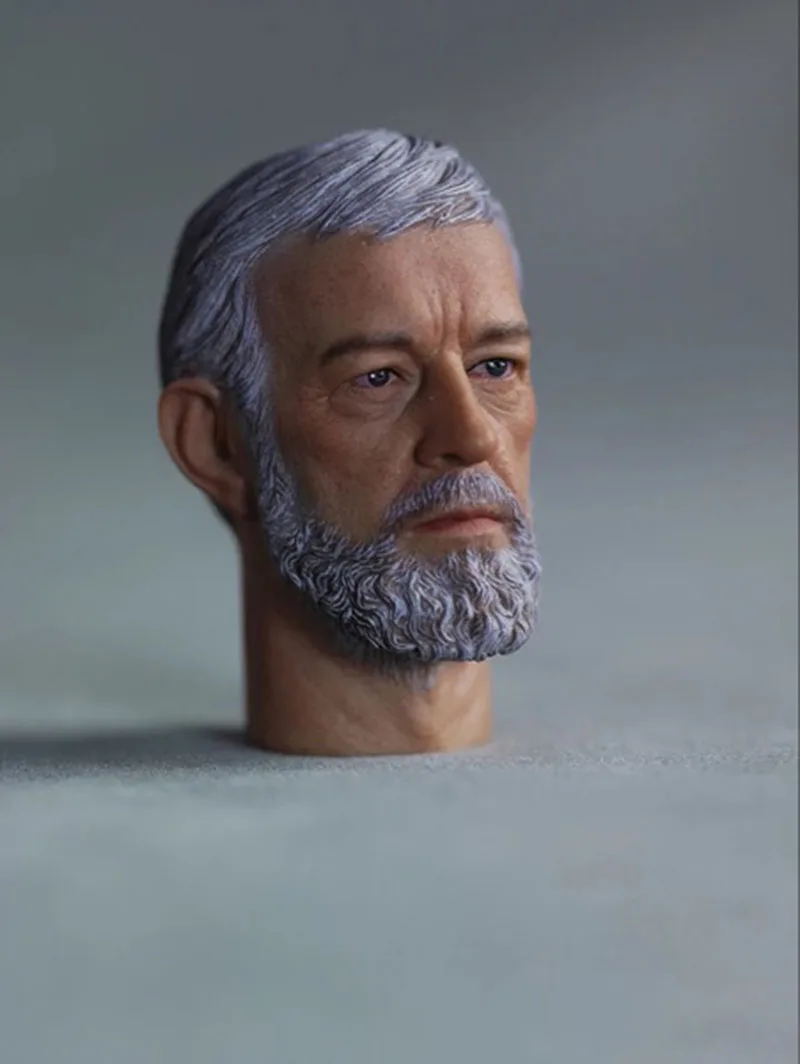 1/6 Scale Alec Guinness Head Sculpt PVC Head Carving Model For 12\