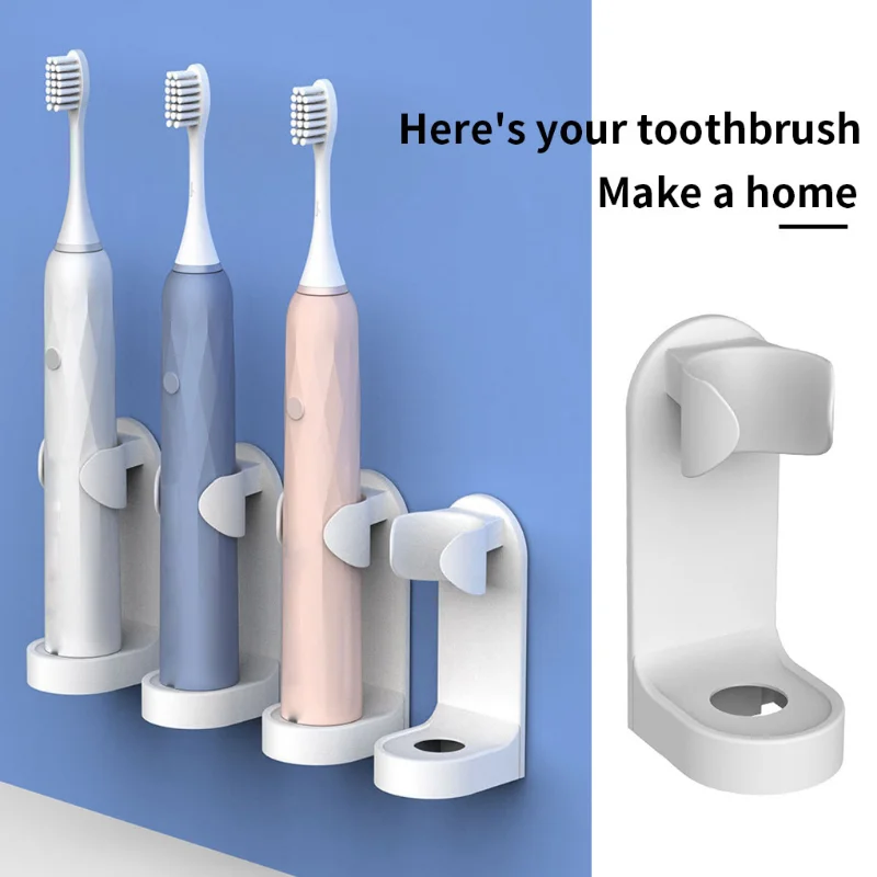 Electric Toothbrush Wall Mount Bracket Toothbrush Stand Storage Rack Space Saving Bathroom Accessories Bathroom Storage