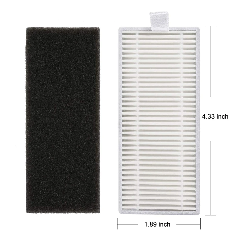 Kit de substituição para eufy robovac 11s robovac 30 robovac 30c robovac 15c robovac 12 acessórios, filtro de vácuo, escova lateral, montanha