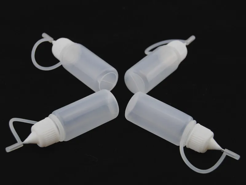5pc Needle Tip E Liquid Drop Bottles Empty Plastic Bottle Squeezable Refillable Liquid Dropper Bottle 10ml Electronic Cigarette
