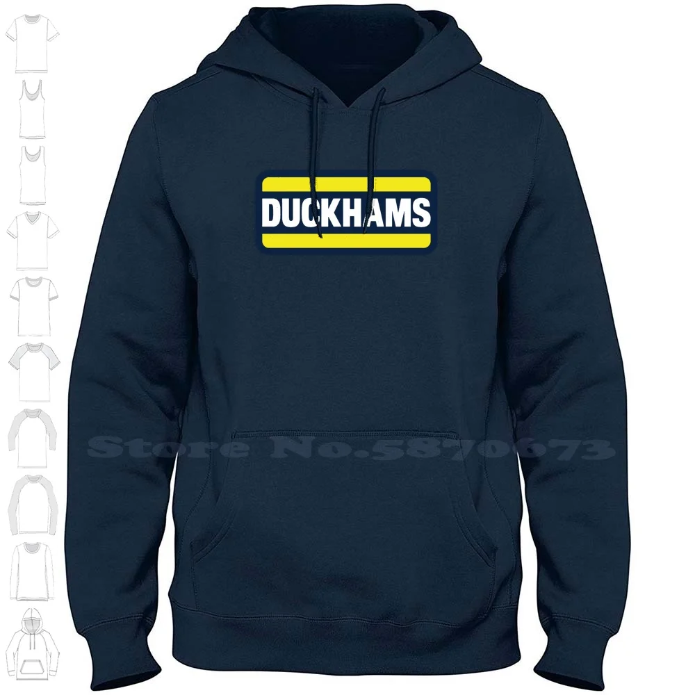 Duckhams Motor Oil 100% Cotton Hoodie T-Shirt Oil Duckhams Austin Morris Blmc Castrol Vintage Just British England English