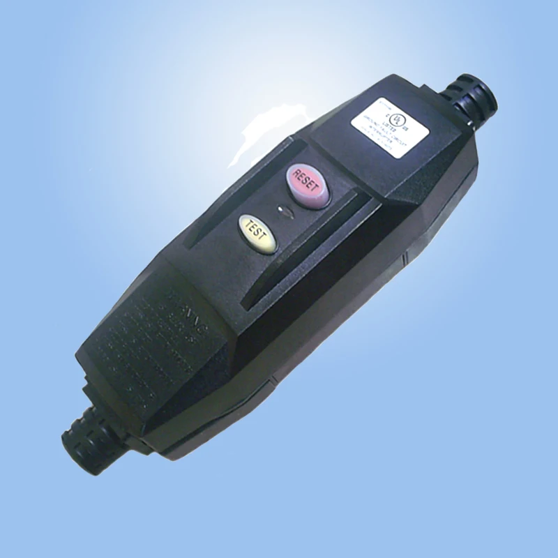 

GFCI Extension Connector 20A Leakage Protector USA Anti-Leakage Protection Plug UL Waterproof Intelligent Safety Protection Plug