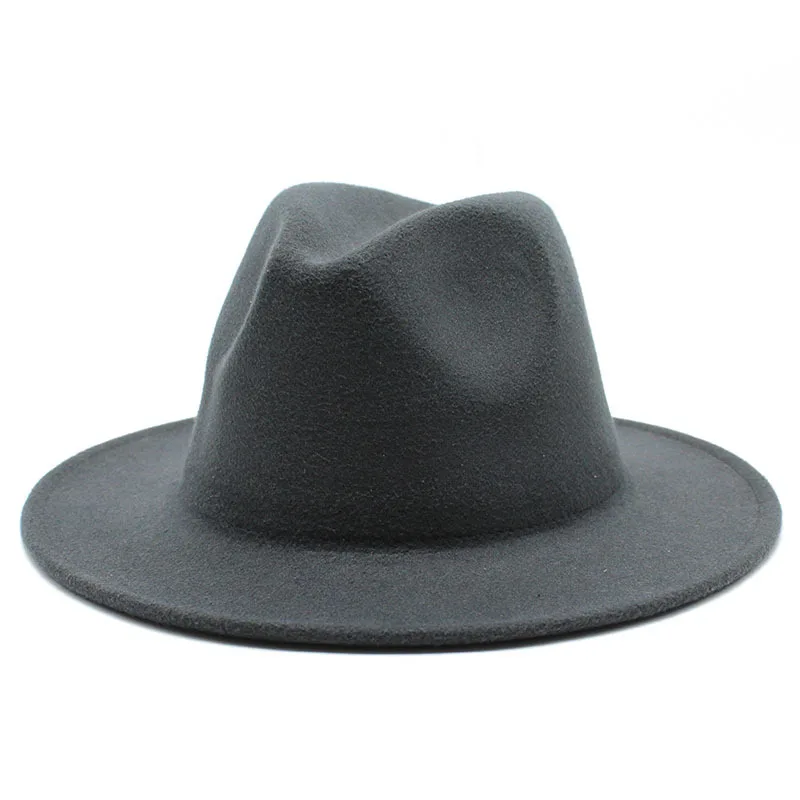 Alle-spiel Fedora Hut Herbst Winter Fühlte Jazz Hüte für Frauen Männer Junge Mädchen Kind Hüte Formale Hochzeit Schmücken panama Kappe – Detail 17