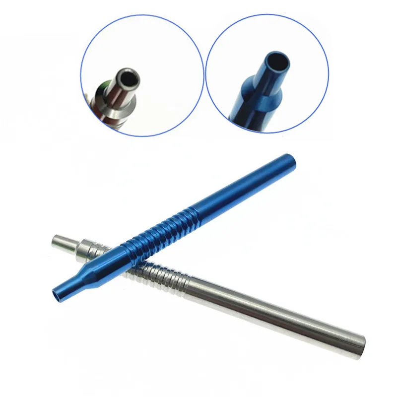 Ophthalmic Injection Suction Handle 9cm Ophthalmic Infusion Handpiece Stainless Steel Instruments