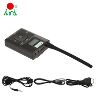 HanRongDa HDR-831 Portable Stereo Digital FM Transmitter Mini FM Radio Broadcast with LCD Display 3.5mm Earphone FM: 60-108MHZ