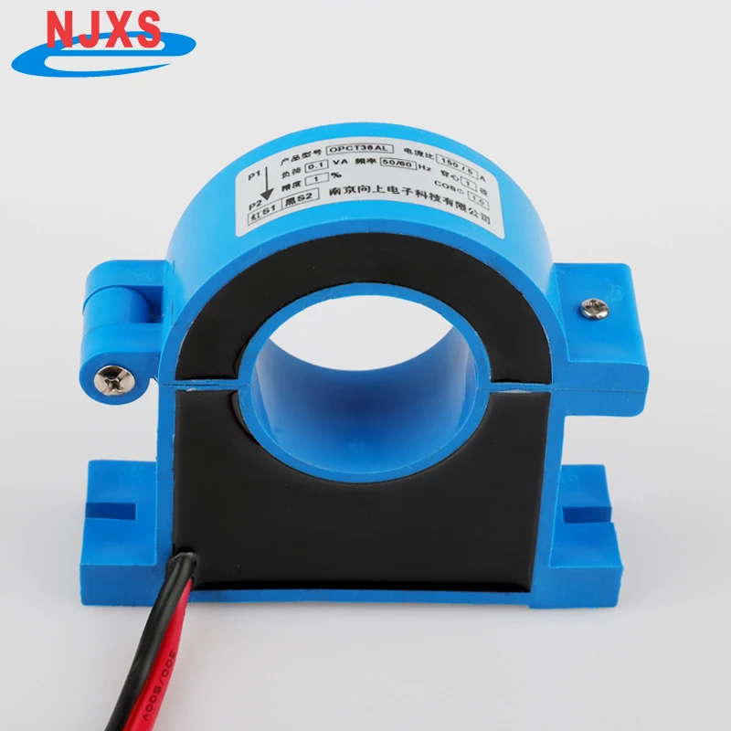 Split Core Current Transformer OPCT38AL-100a5a 150a 2005a 250a 300a 400A/5A silicon iron 05 class split core current transformer