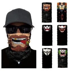 Motorfiets gezichtsmasker Halloween sjaal masker gelaatsscherm hoofddoek nekwarmer winddicht zonnemasker bivakmuts motorfiets biker maskers