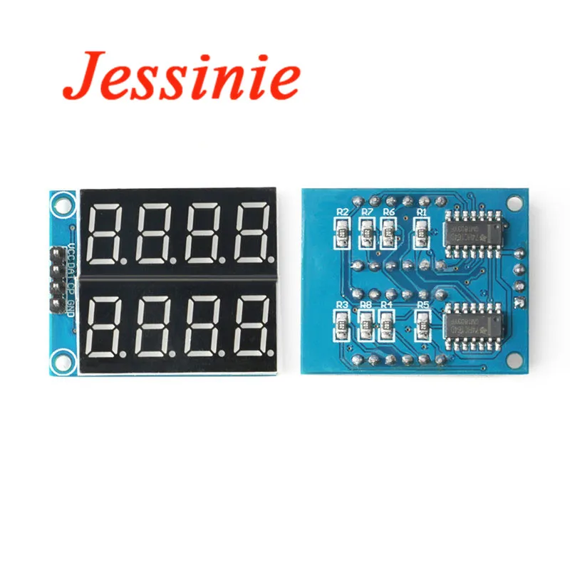 0.36 inch 8 Digit 7-Segment Display Module Red High-Brightness Serial Interface 74HC164 Driver 8 Bit 0.36‘’ Digital Tube