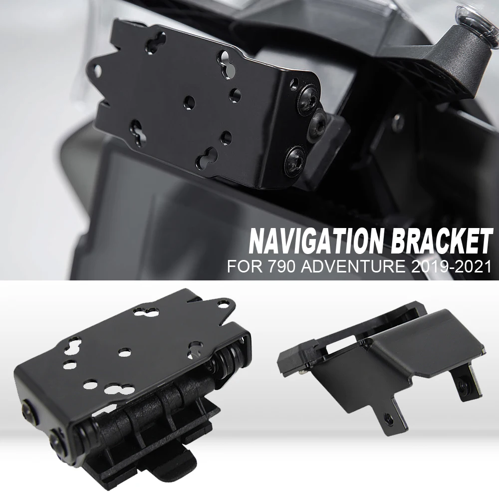 NEW Motorcycle SMART PHONE Navigation For 790 ADVENTURE 2019 2020 2021 GPS Plate Bracket Adapt Holder Kit 790 ADV