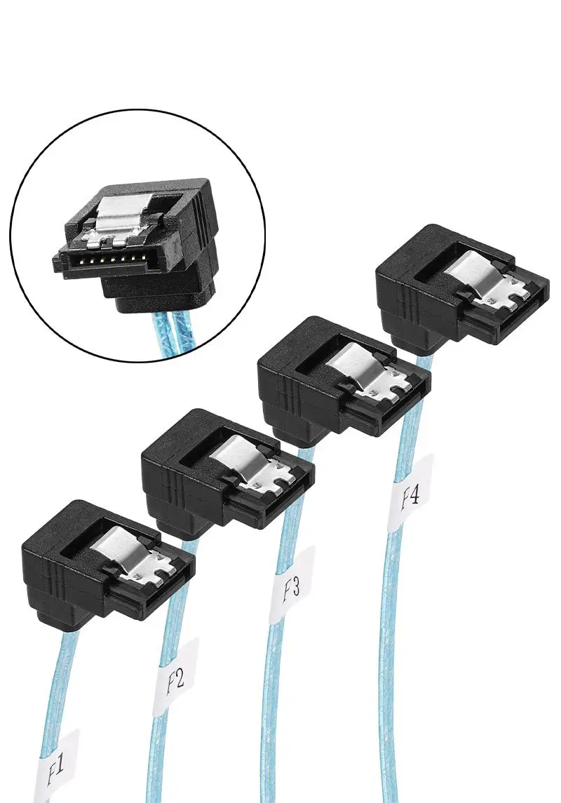 Mini SAS 8087 To 4 SATA Adapter Converter Mini SAS SFF 8087 6gbps To 4 SATA Cable Forward Breakout Cable SFF-8087 Connector