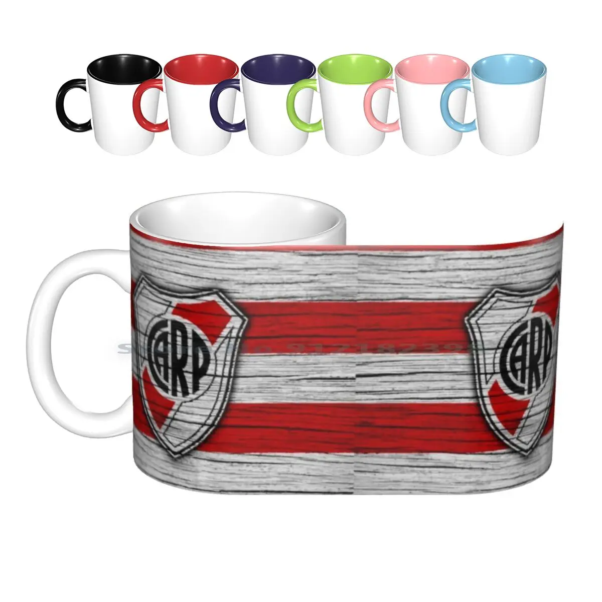 Ca River Plate Ceramic Mugs Coffee Cups Milk Tea Mug Ca River Plate Ca River Plate Soccer Football Game Match League Argentinia