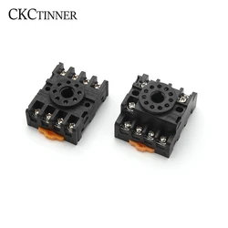 1pcs Relay Socket Base PF083A 8pin PF113A  11pin For DH48S ST3P AH3-3 MK2P JTX-2C H3CR Rail Mounting