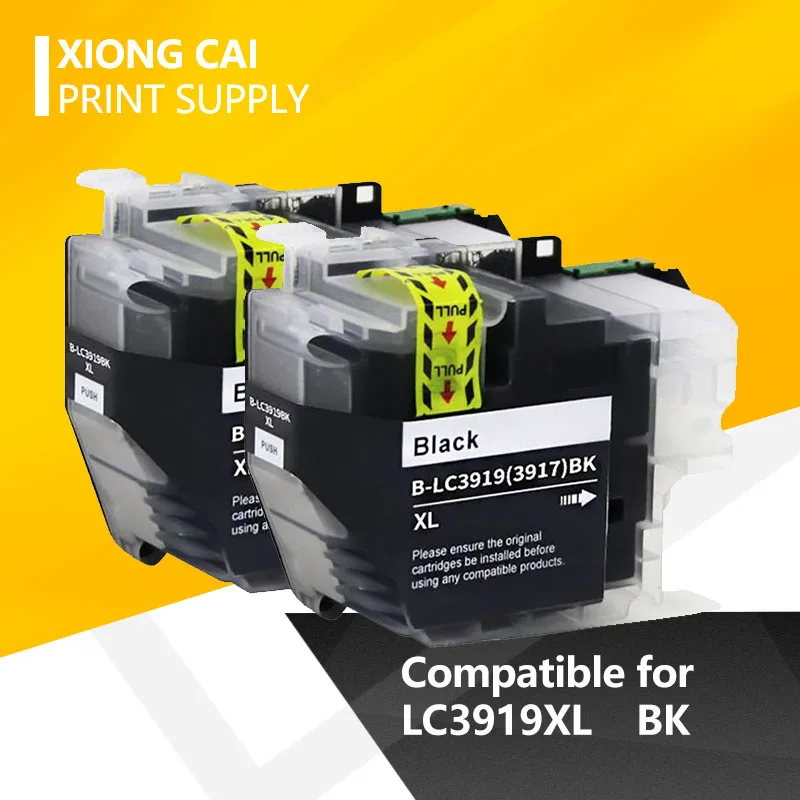 2pcs BLack C3919 Compatible ink cartridges for brother LC3919XL MFC-J5320DW 5620DW 5720DW 5625DW DCP-4120DW printers LC3919 XL